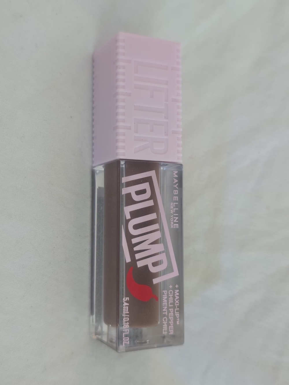 Chili Peppers
Maybelline Lifter Plump Lip Gloss - Pink Cap, Brown Shade